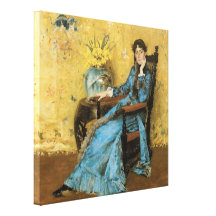 Portrait of Miss Dora Wheeler, 1883 Canvas Print