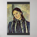 Portrait Of Mme Cézanne, By Paul Cézanneua Posters
