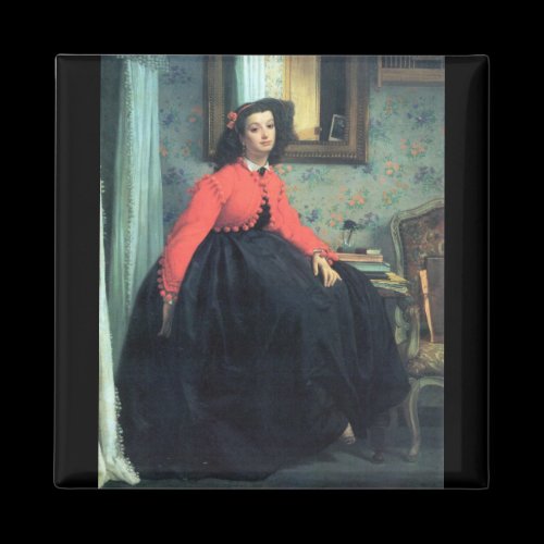 Portrait of Mme. L.L. by James Tissot Magnets