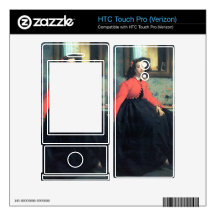 Portrait of Mme. L.L. by James Tissot HTC Touch Pro Skin