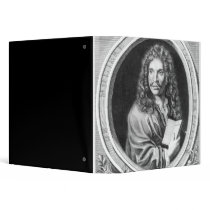 Portrait of Moliere 3 Ring Binder