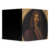 Portrait of Moliere 3 Ring Binders