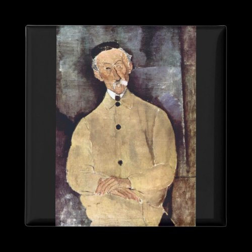 Portrait of Monsieur Lepoutre by Amedeo Modigliani Magnets