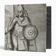 Portrait of Montezuma II Vinyl Binders