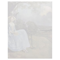 Portrait Of Mr. And Mrs. Andrews By Thomas Gainsbo Custom Letterhead