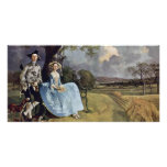 Portrait Of Mr. And Mrs. Andrews By Thomas Gainsbo photo cards