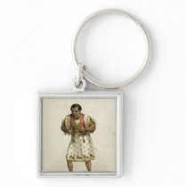 Portrait of Mr Edmund Kean  as Othello Keychains