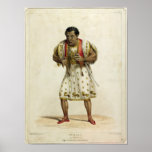 Portrait of Mr Edmund Kean  as Othello posters
