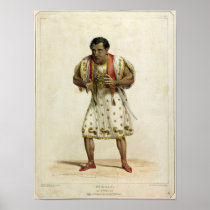Portrait of Mr Edmund Kean  as Othello Print