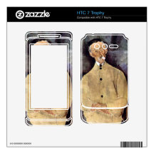 Portrait of Mr. Lepoutre by Amedeo Modigliani HTC 7 Trophy Decals