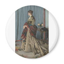Portrait of Mrs. Gaudibert (1868) magnets