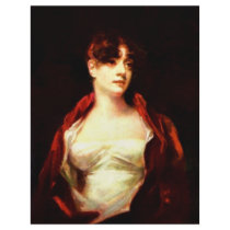 Portrait Of Mrs. Robert Scott Moncrieff By Raeburn Personalized Letterhead