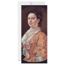 Portrait Of Mrs. Salter By Hogarth William Full Color Rack Card