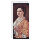 Portrait Of Mrs. Salter By Hogarth William rack cards