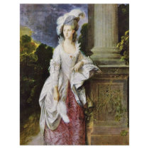 Portrait Of Mrs. Thomas Graham By Thomas Gainsboro Custom Letterhead