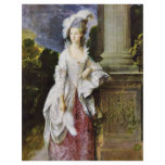 Portrait Of Mrs. Thomas Graham By Thomas Gainsboro Custom Letterhead
