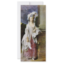 Portrait Of Mrs. Thomas Graham By Thomas Gainsboro Custom Rack Cards