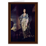 Portrait Of Mrs. Verelst By Romney George cards