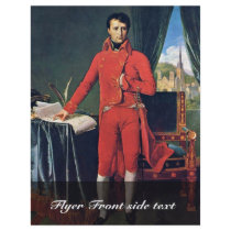 Portrait Of Napoleon Bonaparte As First Consul,  B Flyer Design