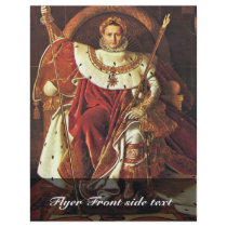 Portrait Of Napoleon I. By Ingres Jean Auguste Dom Flyer