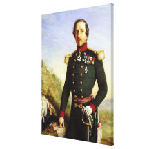 Portrait of Napoleon III  1852 Stretched Canvas Prints