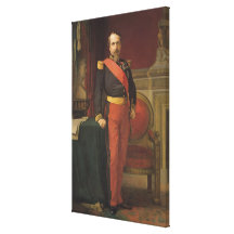 Portrait of Napoleon III  1862 Stretched Canvas Prints