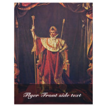 Portrait Of Napoleon In Imperial Robes By David Ja Flyers