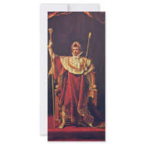 Portrait Of Napoleon In Imperial Robes By David Ja Full Color Rack Card