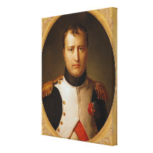 Portrait of Napoleon  in Uniform Gallery Wrapped Canvas