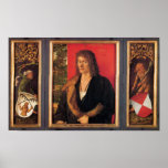 Portrait of Oswald Krell by Albrecht Durer Poster