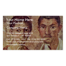 Portrait Of Paquius Proculus And His Wife By Meist Business Card