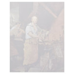 Portrait Of Pat Lyon At The Forge By Neagle John Customized Letterhead