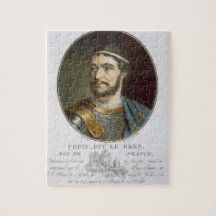 Portrait of Pepin, Called 'Le Bref', King of Franc Puzzles