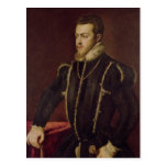 Portrait of Philip II  of Spain Post Card