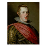 Portrait of Philip IV  in Armour, 1628 Post Card