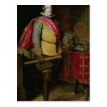 Portrait of Philip IV  of Spain Post Card