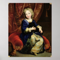 Portrait of Philippe de France Print