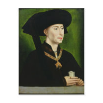 Portrait of Philippe le Bon  Duc de Bourgogne Post Cards