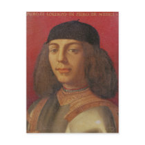 Portrait of Piero di Lorenzo de Medici Post Card