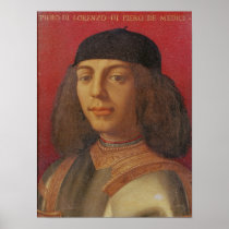 Portrait of Piero di Lorenzo de Medici Print