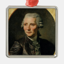 Portrait of Pierre Augustin Caron de Christmas Ornament