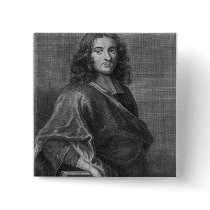 Portrait of Pierre Bayle Buttons