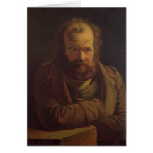Portrait of Pierre Joseph Proudhon Card