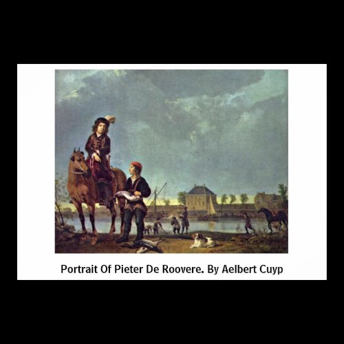 Portrait Of Pieter De Roovere. By Aelbert Cuyp Posters