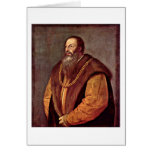 Portrait Of Pietro Aretino. By Titian cards