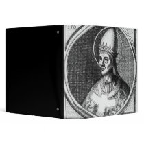 Portrait of Pope Gregory VII Vinyl Binder