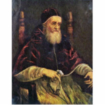 Portrait Of Pope Julius Ii By Raffael Acrylic Cut Out