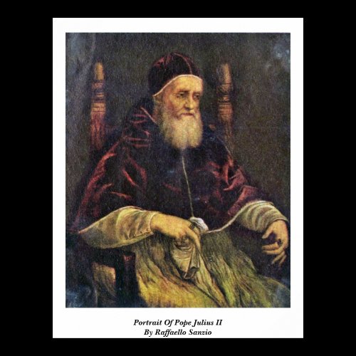 Portrait Of Pope Julius Ii By Raffaello Sanzio Print
