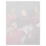 Portrait Of Pope Leo X With His Cousins By Raffael letterhead
