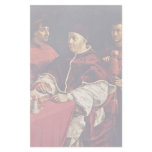 Portrait Of Pope Leo X With His Cousins By Raffael Custom Stationery